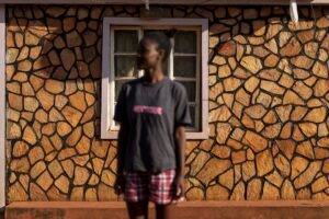 A-ugandan-lesbian-lady-stands-for-a-portrait-in-makindyeUganda
